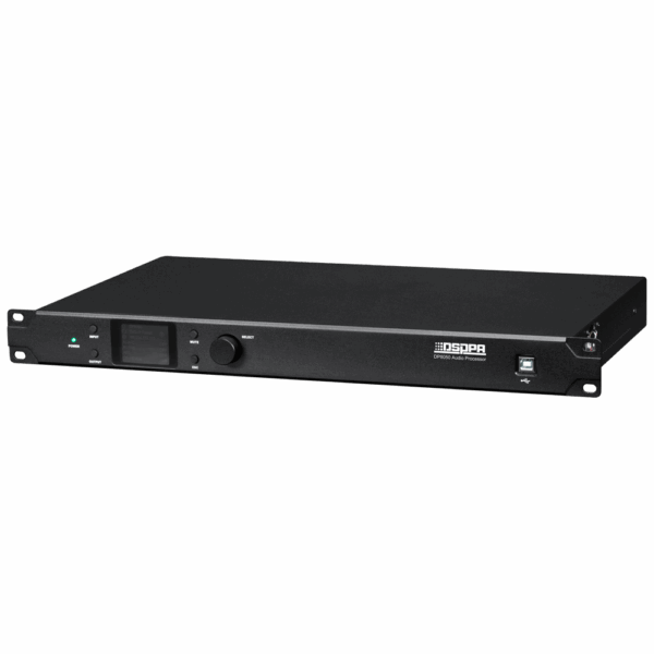 Procesador de audio - 8 entradas y 8 salidas - Ecualizador - Control automático de ganancia - Cancelación de eco - Control activo de ruido