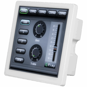 Panel de control inteligente - Programable/configurable - Instalación en pared - Compatible con DSPPA-MAG505 - Ajuste de volumen