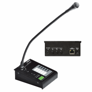 Micrófono de condensador - Micrófono de pupitre - Patrón cardioide - Selección de 5 zonas - Compatible con matriz DSPPA-MAG505