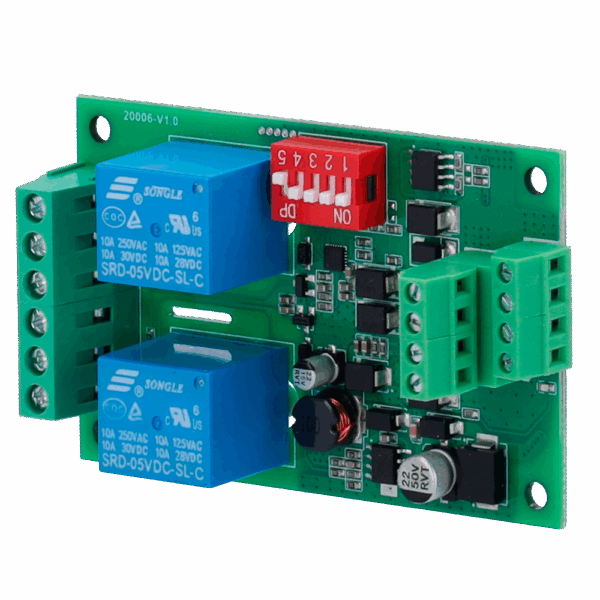Módulo expansión modbus - Compatible con PYRUS - 4 entradas digitales - 2 salidas de relé de potencia - Montaje directo en caja de PYRUS/SYRUS