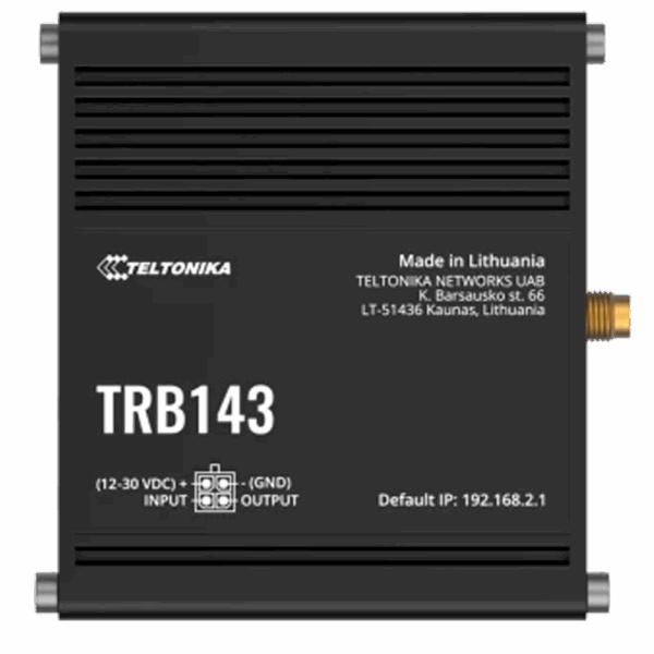 Teltonika Gateway 4G Industrial - 4G Cat 4 / 3G / 2G - Puerto Ethernet RJ45 10/100/1000Mbps - Entrada M-BUS - Diseño Compacto - Conector Micro USB
