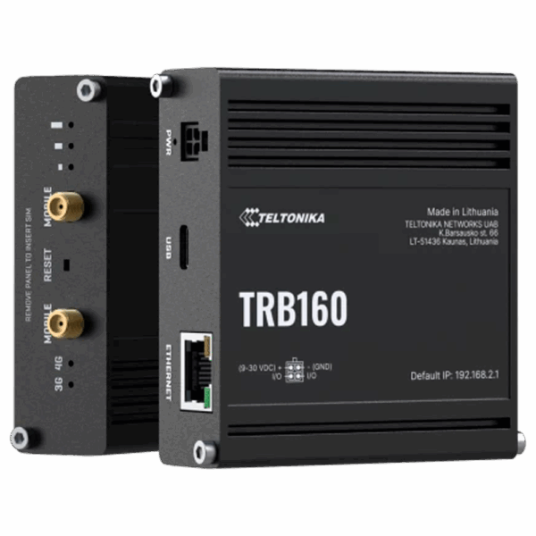 Teltonika Gateway 4G Industrial - 4G Cat 4 / 3G / 2G - Puerto Ethernet RJ45 10/100/1000Mbps - Diseño Compacto - Conector Micro USB