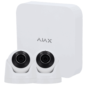 AJAXCCTV grabador AJ-NVRKIT108-2XTURRET-W 8 CANALES PoE