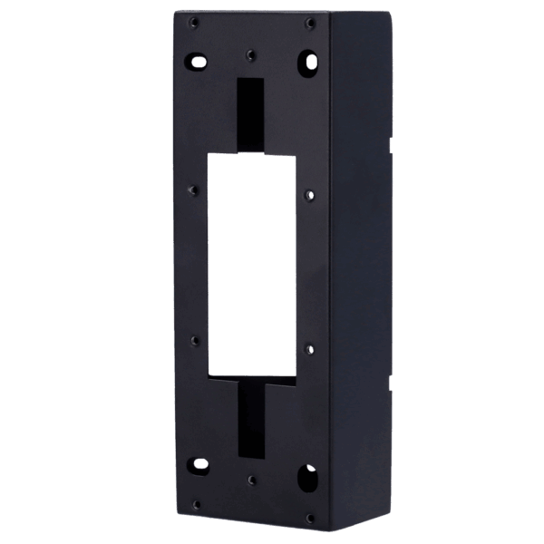 Soporte para videoportero - Específico para Akuvox AK-X912S - Medidas: 225 (Al) x 82 (An) x 50 (Fo) mm - Fabricado en acero galvanizado - Montaje en superficie en ángulo - Fácil instalación