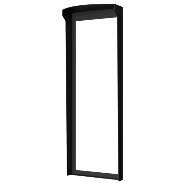 Cubierta para videoportero - Específica para Akuvox AK-S532 - Medidas: 312 (Al) x 110 (An) x 53 (Fo) mm - Fabricada en acero galvanizado - Visera para lluvia - Montaje encastrado