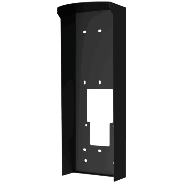 Cubierta para videoportero - Específica para Akuvox AK-S532 - Medidas: 312 (Al) x 110 (An) x 82 (Fo) mm - Fabricada en acero galvanizado - Visera para lluvia - Montaje en superficie