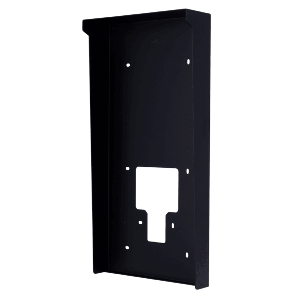 Cubierta para videoportero - Específica para Akuvox AK-S539 - Medidas: 380 (Al) x 188 (An) x 60 (Fo) mm - Fabricada en acero galvanizado - Visera para lluvia - Montaje en superficie