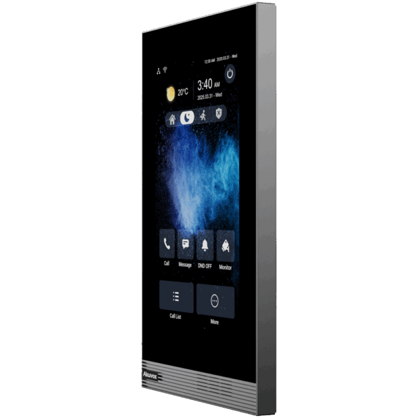 Monitor Linux para videoportero - Pantalla vertical TFT de 7" - Audio bidireccional Crystal Clear | Easy UI - TCP/IP