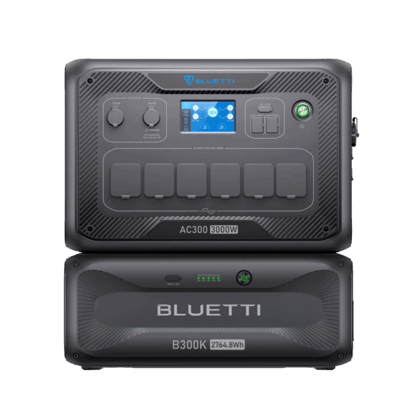 Kit batería doméstica Bluetti - Capacidad 2765Wh - Potencia 3000W - Salidas y formas de recarga múltiples - Control a través la APP (Wifi y Bluetooth) - Respaldo doméstico UPS 24/7