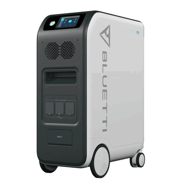 Estación de energía transportable Bluetti - Gran capacidad 5120Wh (100Ah) - Potencia salida 3000W max - Salidas y formas de recarga múltiples - 6000 ciclos de vida  - Pantalla Táctil | Control a través la APP