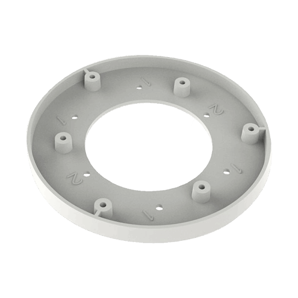 Hikvision - Adaptador  - Soporte de techo - Para camera domo - Aleación de aluminio - Color blanco