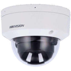 Cámara Domo IP Hikvision gama VALUE - Resolución 2 Mpx (1920x1080) - Lente 4  mm - Luz híbrida alcance 30 m - Detección de movimiento 2.0 - Micrófono integrado | IP67 | IK08