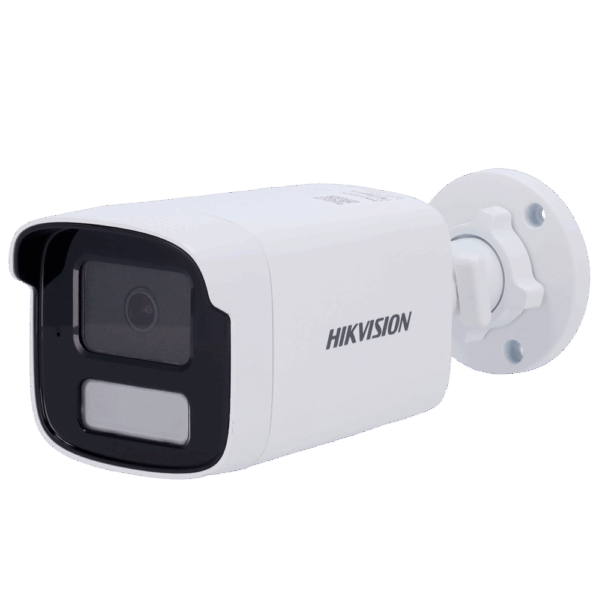 Hikvision - Cámara Bullet IP gama Value - Resolución 8 Megapíxel (3840x2160) - Lente 4 mm | Micrófono integrado - Luz híbrida alcance 50 m | PoE (IEEE802.3af) - Detección de movimiento 2.0