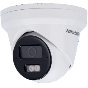 Hikvision cámara Turret IP gama PRO - Resolución 6 Megapixel (3200x1800) - Lente 2.8 mm | Micrófono dual en array - Luz híbrida alcance 30 m - PoE | MicroSD | IP67 - AcuSense | Detección de movimiento 2.0
