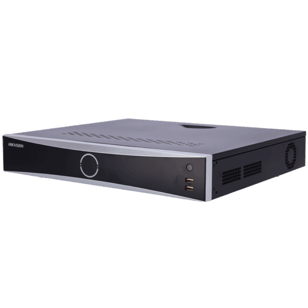 Hikvision - Gama PRO - Grabador NVR 16 CH IP - Resolución máxima 32Mpx | Alarmas | AcuSense - Ancho de banda 192 Mbps | Admite 4 discos duros - AcuSeek