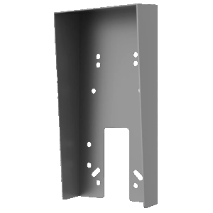 Soporte de superficie - Específico para controles de acceso - Compatible con DS-K1T344x - Con visera - 178 (Al) x 85 (An) x 42 (Fo) mm - Fabricado en SECC