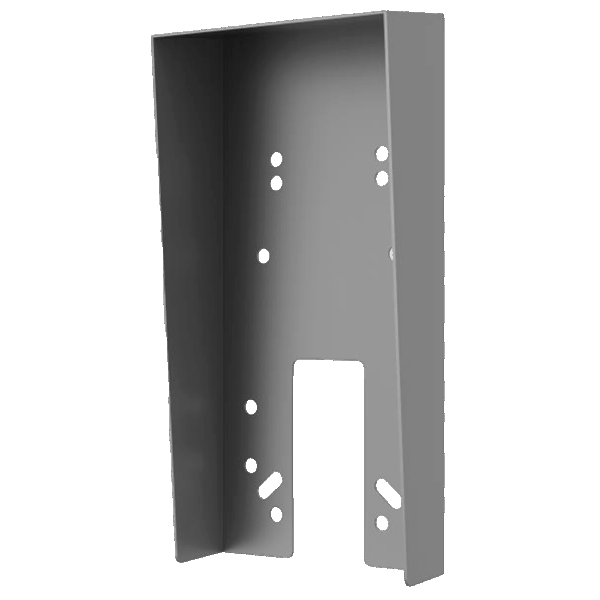 Soporte de superficie - Específico para controles de acceso - Compatible con DS-K1T344x - Con visera - 178 (Al) x 85 (An) x 42 (Fo) mm - Fabricado en SECC