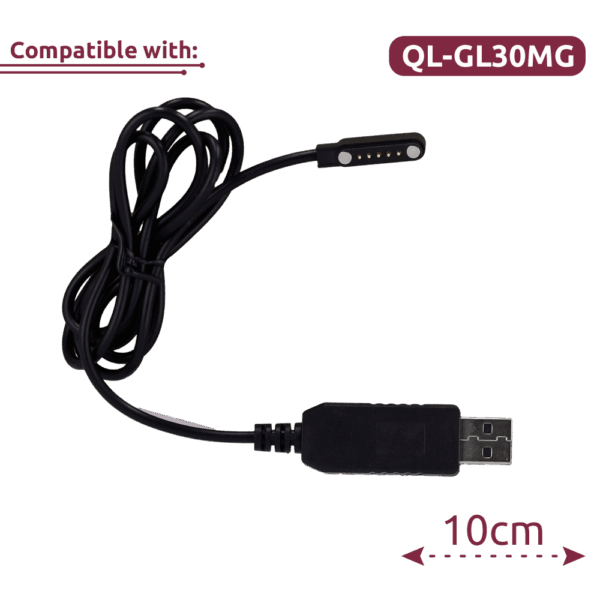 Cable de datos magnético - Compatible con QL-GL30MG - Longitud 102cm