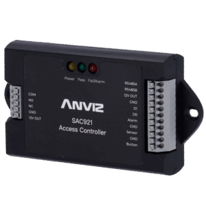 Controladora de acceso - Tarjeta o PIN - 1 puerta | Comunicación TCP/IP y WiFi - 1 lector por Wiegand | 2 lectores por OSDP - Sin caja | PoE - Software CrossChex Standard