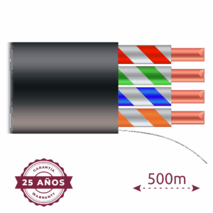 SAFIRE Cable UTP SafireCategoría UTP6-500-OUTDOOR