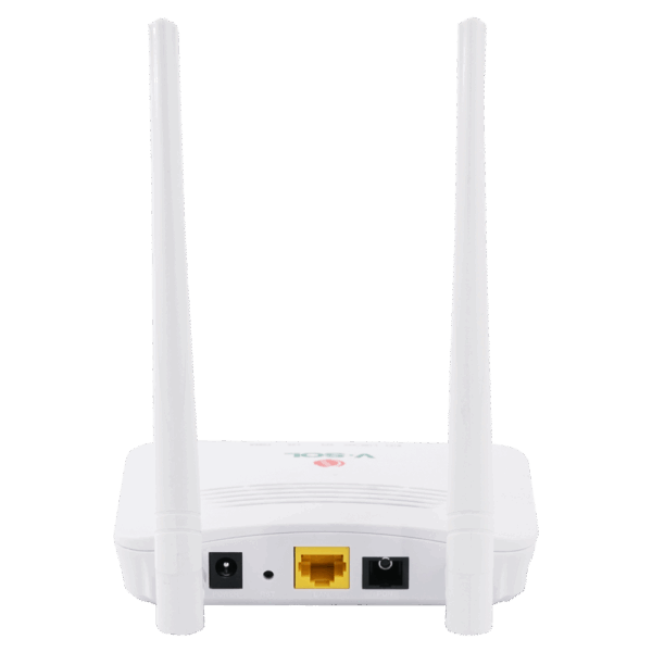 V-SOL Router ONT Wi-Fi 4 - 1X PON  1x LAN RJ45 10/100/1000Mbps - 802.11ac 2x2 doble banda 2.4 y 5GHz  - Ideal para FTTH doméstico y empresarial