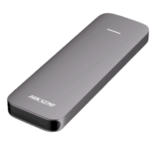 Mini disco duro SSD portátil Hikvision  - Capacidad 1 TB - Interfaz USB 3.2 Gen2 Tipo C  - Velocidad de escritura hasta 1030 MB/s - Vida útil de larga duración - Carcasa de aleación de aluminio