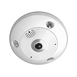 Cámara IP Panorámica 360º - 1/1.18 Progressive Scan CMOS - 5 formatos de visión simultáneos - Lente Fisheye 1.27mm 360º - 3 LEDs Alcance 15 m - WEB