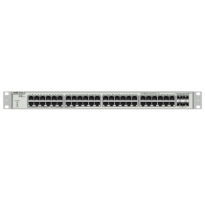 Reyee Switch PoE Cloud Gestionable L2+ - 48 puertos PoE + 4 SFP+ - 48 10/100/1000Mbps + 4 SFP+ 10Gb - 30 W por puerto 802.3af/at / Máximo 370W - VLAN/Port Isolation/STP/RSTP/ACL/QoS - Static LAG/DHCP Snoop/IGMP Snoop/Port Mirror