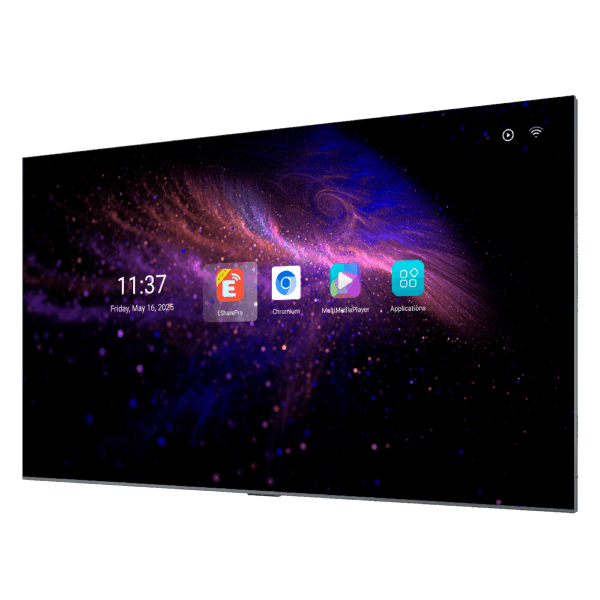 Monitor SAFIRE LCD 115" 4K  - Resolución 3840x2160 - Android 14 - Múltiples entradas / salidas - Uso 16/7