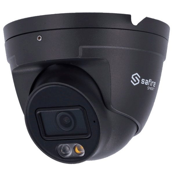 Safire Smart - Cámara Turret IP gama I1 AI Avanzada y DualLight - Resolución 4 Megapíxel (2688x1520) - Lente 2.8 mm | Audio | IR 30m & WL 30m - AI Avanzada:Perimetral