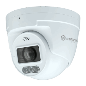 Safire Smart - Cámara Turret IP gama I1 AI Avanzada y DualLight - Resolución 4 Megapíxel (2688x1520) - Lente motorizada 2.7~13.5mm | IR 40m & WL 30m  - AI Avanzada:Perimetral