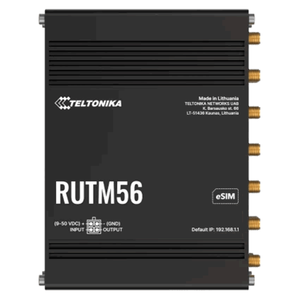 Teltonika Router Industrial 5G - Doble modem (1x Modem 5G