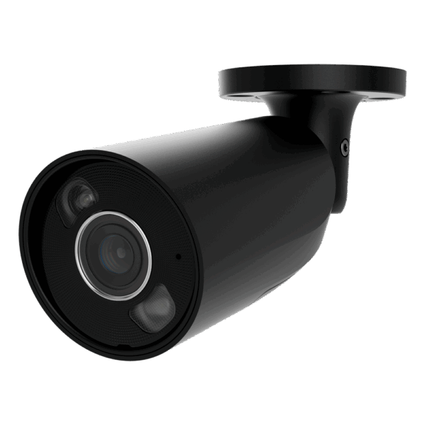 Cámara IP Bullet 5 Megapixel Ajax - 1/2.8" Progressive Scan CMOS - Lente 4 mm | Ranura MicroSD hasta 256GB - IR 50 m | Luz blanca 50 m |  PoE 802.3at/af - Con Inteligencia Artificial -  Color Negro