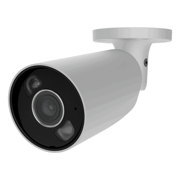Cámara IP Bullet 5 Megapixel Ajax - 1/2.8" Progressive Scan CMOS - Lente 4 mm | Ranura MicroSD hasta 256GB - IR 50 m | Luz blanca 50 m |  PoE 802.3at/af - Con Inteligencia Artificial -  Color Blanco
