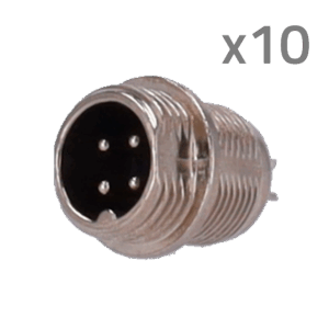 Cctv & Alarmas Conector M12 Macho CONM12-MALE-SOLDER