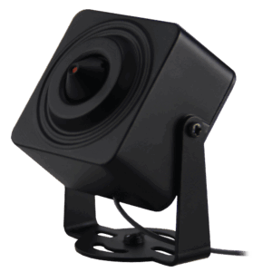 Mini Cámara IP AI EASY-P Pinhole - 4MP | Lente 3.7 mm - Mic | WDR 120 dB - Instalación Plug & Play - IA por Humanos y/o Vehículos - PoE | P2P