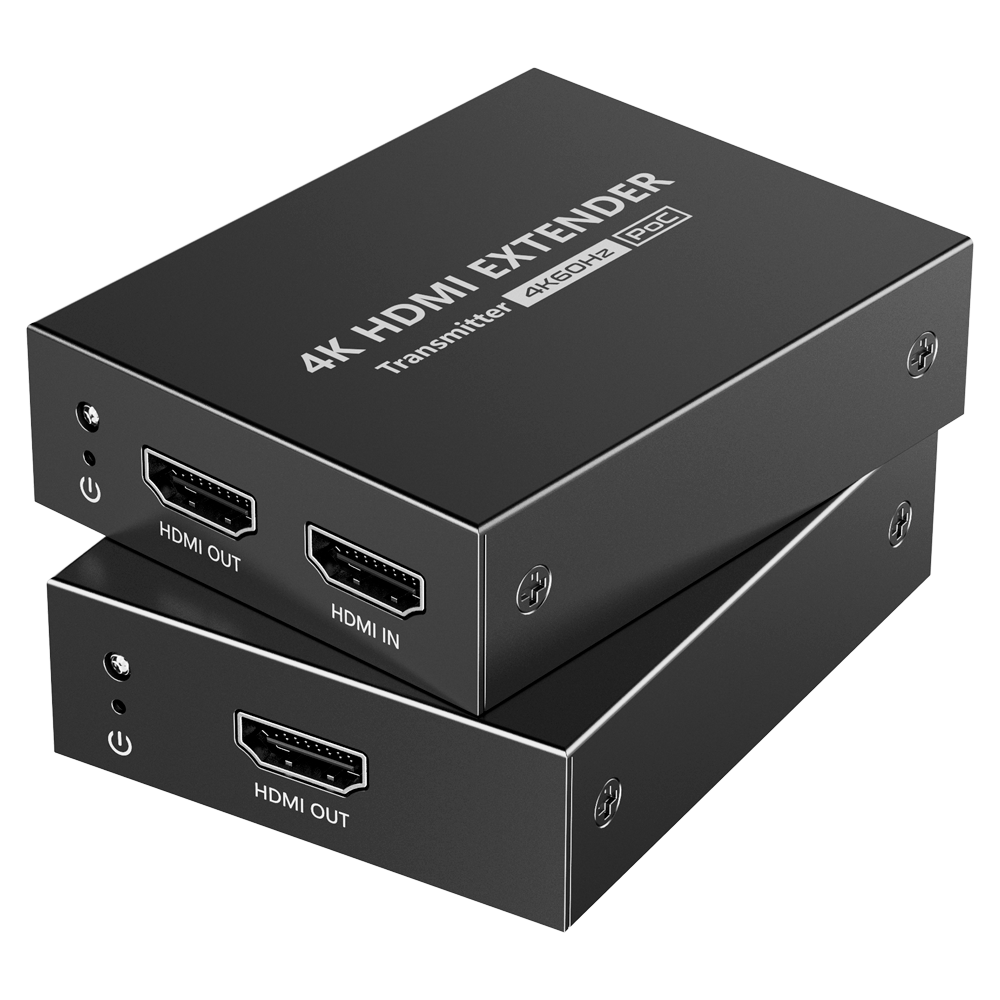 Extensor de señal HDMI - Alcance 50 m - Resolución 4K - Permite conexiones 1:1