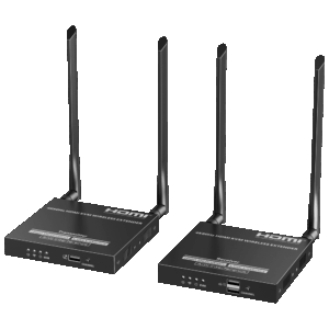 Extensor KVM inalámbrico - Alcance 50 m - Resolución 4K - Permite conexiones 1:M