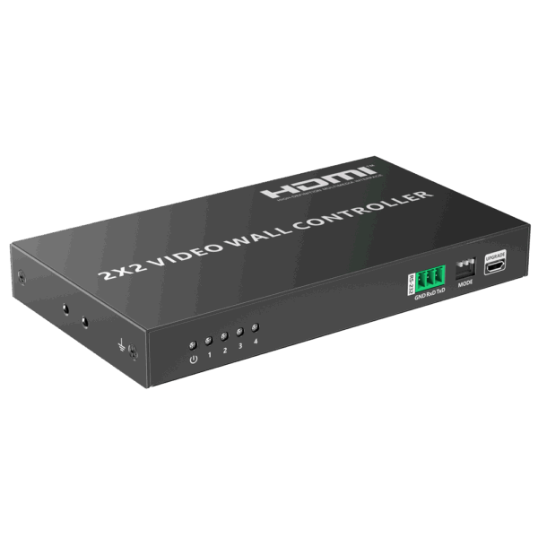 Electronica Videowall HDMI - Videowall 2x2 - Permite 1:4 - Resolución FHD