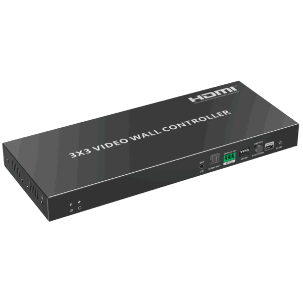 Electronica Videowall HDMI - Videowall 3x3 - Permite 1:9 - Resolución 4K