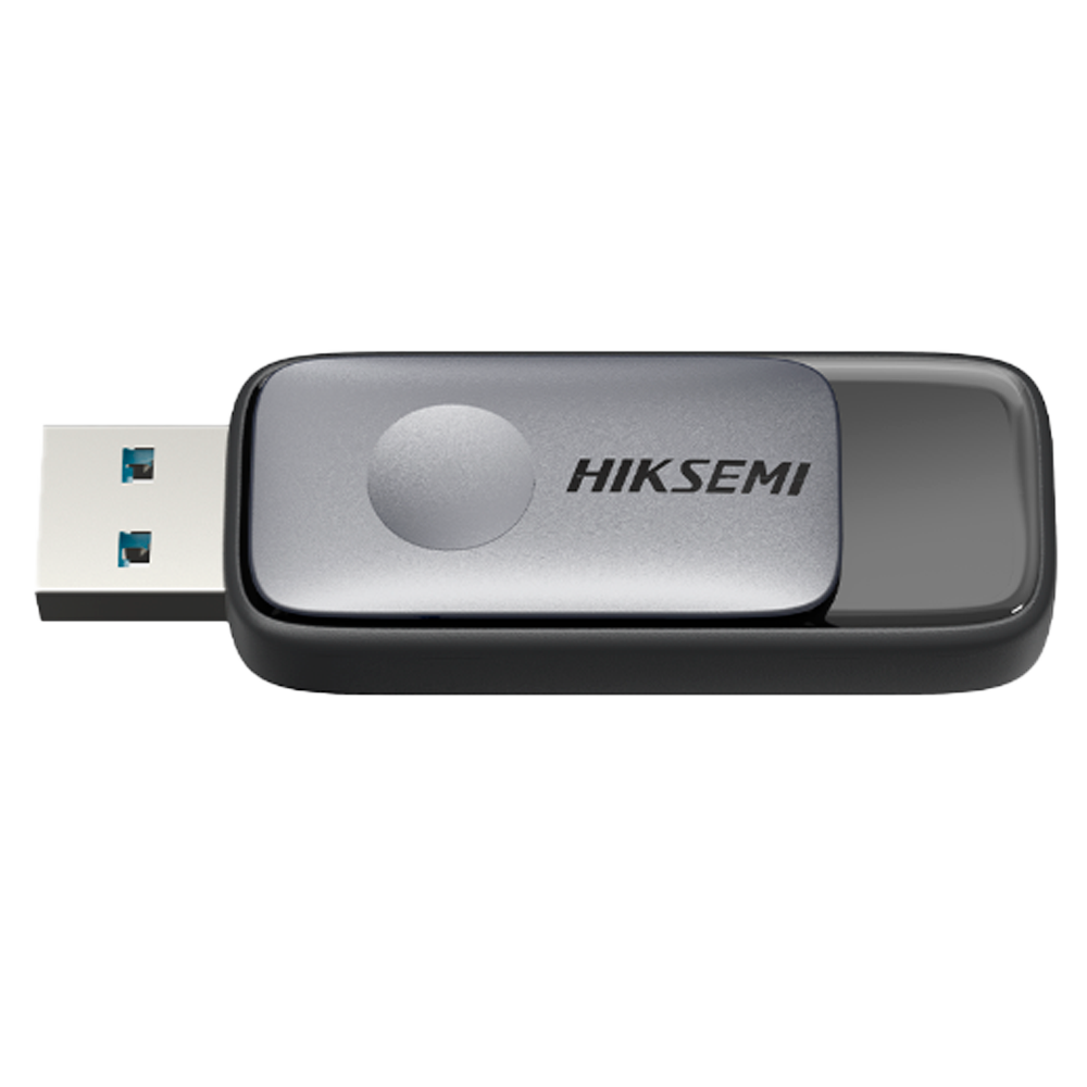 Pendrive USB Hikvision - Capacidad 64 GB - Interfaz USB 3.2 - Velocidad máxima lectura/escritura 120/45 MB/s - Diseño compacto | Color gris