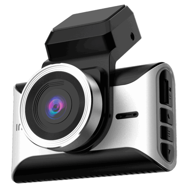 Dash Cam 4K / Cámara Dual - Amplio campo de visión - Pantalla de 3" / Control de voz - Módulo de punto de acceso WiFi - Detección de colisiones / GPS Track - IP52