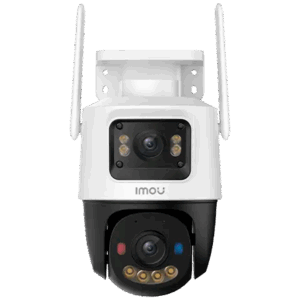 Cruiser Dual 2C 4G 3+3MP - 4G + SIM / Tarjeta SD 64GB - Lente DUAL / Autotracking / IR + Full Color - Audio bidireccional / Sirena + Flash azul-rojo - IMOU SENSE humanos y vehículos  - Apto para exterior