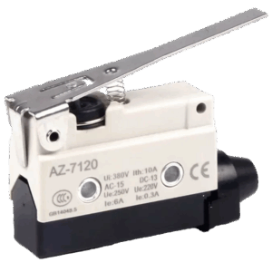 Tamper para rack - Contacto seco NO/NC/COM - Palanca de 77 mm de longitud - Fabricado en ABS