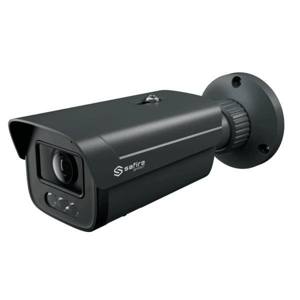 Safire Smart - Cámara Bullet IP gama I1 AI Avanzada y DualLight - Resolución 4 Megapíxel (2688x1520) - Lente motorizada 2.7~13.5mm | IR 50m & WL 40m  - AI Avanzada:Perimetral