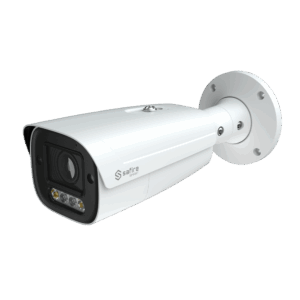 Safire Smart - Cámara Bullet IP gama I1 AI Avanzado - Lente motorizada 2.7-13.5 mm | 6Mpx (3296×1856) - Audio | IR 70m | Luz blanca 50m | MicroSD 512GB - AI Avanzada:Perimetral