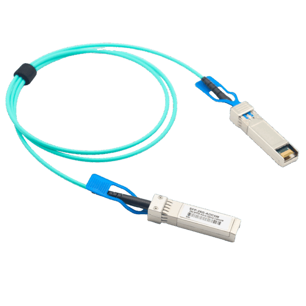 Cable de conexión directa SFP28 - Velocidad 25Gbps - Modulos SFP28 en ambos extremos - Ideal para Stacking entre Switches - 5 Metros de Longitud - Cable Óptico