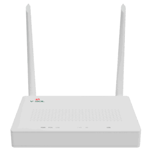 V-SOL Router ONT Wi-Fi 5 AC1200 - 1X PON 4x LAN RJ45 10/100/1000Mbps 1x USB3.0 - 802.11ac 2x2 doble banda 2.4 y 5GHz - Ideal para FTTH doméstico y empresarial - Diseñado para crear una red Mesh completa