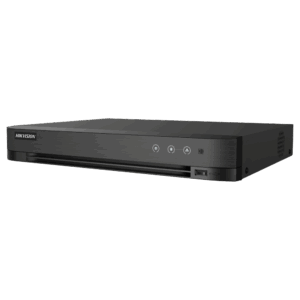 Hikvision DVR 5n1 gama PRO - 4 CH HDTVI / HDCVI / AHD / CVBS - Hasta 8 canales IP - Resolución máxima de entrada 8Mpx - AcuSense (4 Ch) | Face Recognition (2Ch) | 1 HDD - MD 2.0 en todos los canales | Audio | Alarmas