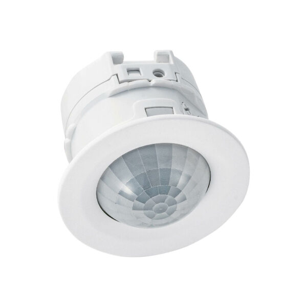 Detector PIR para interior con montaje empotrado. Cobertura 6
m / 360º.